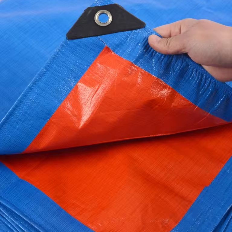 Truck Tarp Fabric Sun-proof Tarpaulin for Side Curtains PE Tarpaulin Factory